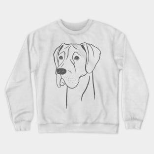 Great Dane (Pink and Gray) Crewneck Sweatshirt